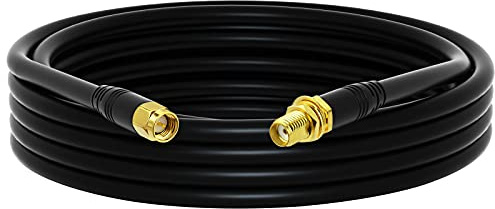 YILIANDUO Cavo Coassiale SMA Maschio-Femmina RG58 5M Bassa Perdita | Cavo Prolunga Antenna SMA 50 ohm, per antenna WiFi, router, telecamere IP, amplificatori 3G/4G/LTE, Ham, ADS-B e GPS.