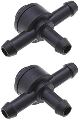 VGOL 2pcs Voiture Lave-Glace T Connecteur Pare-Brise Tuyau de Pulvérisation 3 Voies Clapets Anti-Retour 9178895 31391513 Compatible avec C30 S40 V50