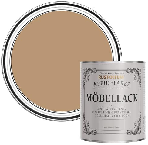Rust-Oleum Shabby Chic orange Vintage Kreidefarbe für Möbel, wasserbasiert, geruchsarm - Lehm 750ML