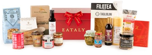 EATALY – Il Regalo degli Intenditori – Cesto Gastronomico Misto Dolce e Salato – Box con 16 Prodotti Italiani Selezionati – Confezione Elegante – Perfetto per Regali e Occasioni Speciali