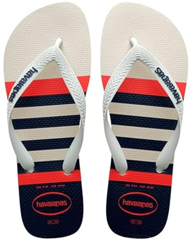 Havaianas - Top Nautical, Infradito Da Uomo Comode, Leggere E Versatili, Design Alla Marinara, Cinturini Larghe, Uomo