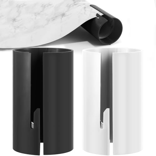 Aitsit Wrapping Paper Cutter, Sliding & Roll Cutter DIY Gift Wrap Tool, Birthday & Christmas Gifts (White & Black 2pcs)