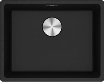 Franke Maris MRG 110-52 Onyx 125.0683.101 - Fregadero de granito con accionamiento excéntrico