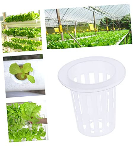 SUPVOX Tazze Idroponiche 2 Pollici 50 Pz Vasi Per Colture Fuori Suolo Vasi Netti Per Piante Idroponici Per Verdure Tazza Netta Cestino Netto Coltura