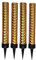 10cm Fountain Candles 4pk Gold & Silver, Ideal for: Birthdays, Weddings, Anniversaries, Restaurants and Special Celebrations (Gold)