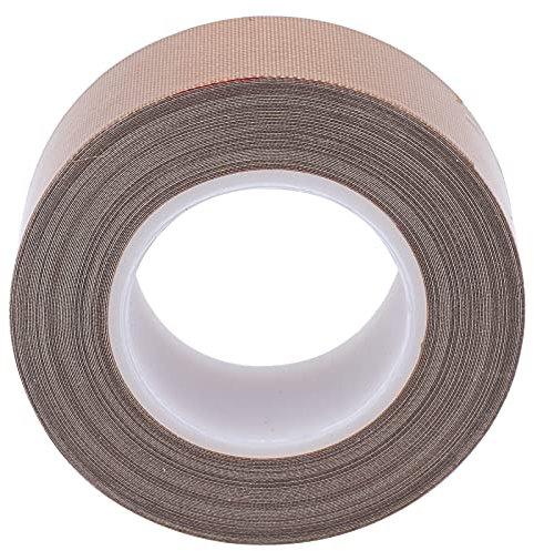 Akozon PTFE-Bandrolle, Hochtemperatur-Klebstoff, Dichtung, Isolierend, Thermowerkzeug für Vakuumierer, Professionelles Zubehör (Dicke 0,25 * Breite 13 mm * Länge 10 m)