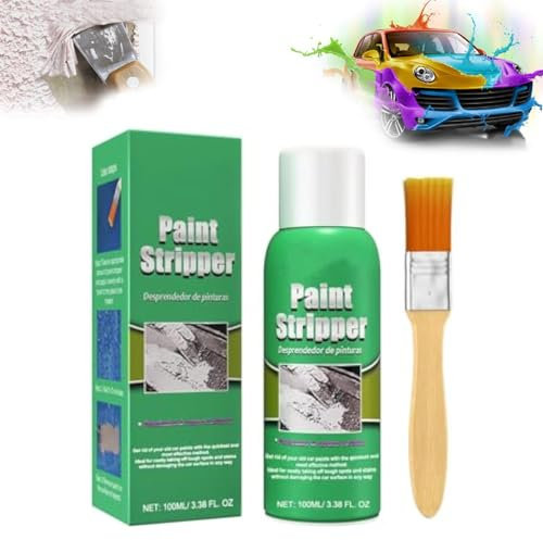 Efficient Paint Stripper, Powerful Paint Remover, Paint Stripper, Paint Remover for Metal Surfaces,Automotive Paint Stripper,Power Paint Remover, Streak Free Paint Stripper (1 PCS)