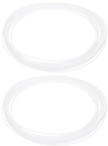 PATIKIL 4mm x 1.3mm x 10 Iarde Stecche per Cucire, 2 Rotoli Stecche per Corsetti Plastica Pp Corsetto Stecca per Bambole Fatte a Mano, Cappello, Borse, Abiti, Fai da Te, Trasparenti