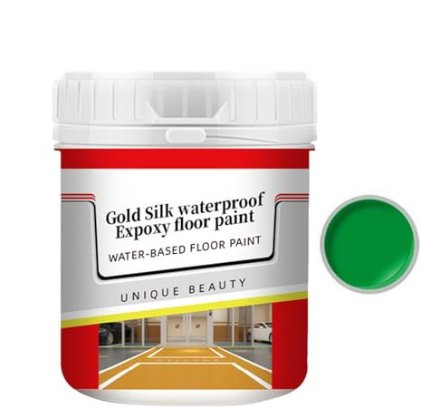 Nuyhgtr Epoxy-golvfärg, vattenbaserad epoxifärg, halkfri epoxifärg, interiör golvfärg, yttre epoxifärg, golvtätning, epoxi, vattenblockerande epoxi, för bostadsvägar