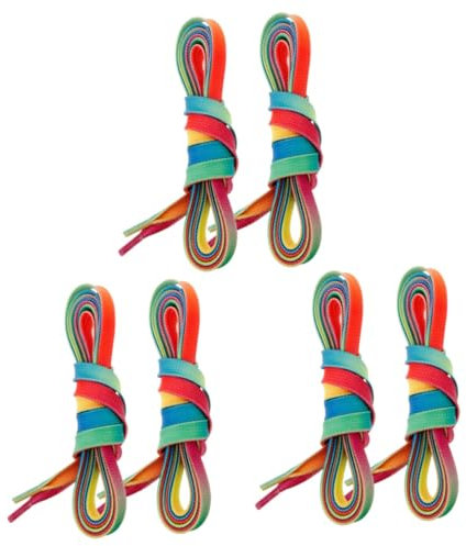 BESPORTBLE 3 Paare Eishockey Schnürsenkel Rollschuhe Skate-Spitze Weiße Schnürsenkel Für Turnschuhe Schleife Keine Krawatte Rollschuhzubehör Stolze Wachs