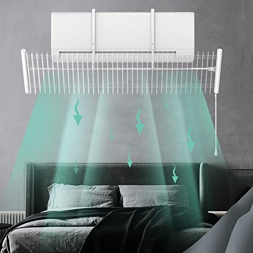 Aire acondicionado de pared con deflector de retorno de aire frío, aleta de salida de aire, dirección del viento, parabrisas, tres modos conmutables