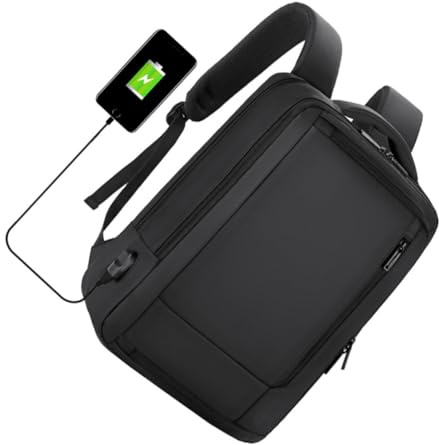 DIYEAH Mochila Carga Usb Para Hombre Mochila De Gran Capacidad Para Portátil Para Viajes De Negocios Bolso Para Portátil De Negocios