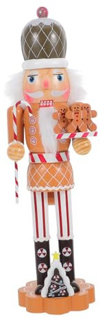 Luxshiny Décoration de Cuisine Casse-Noisette Ornement de Bureau Bois Figurine Soldat Pain Épices Décoration de Table pour Fêtes Centre de Table