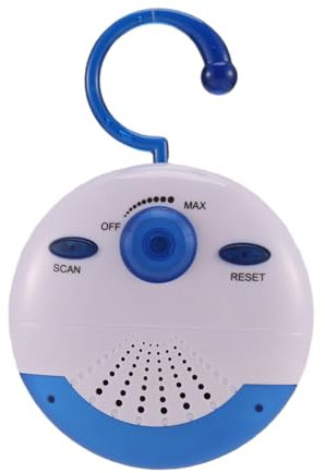 Sirxlevcy Waterproof Shower Radio, Mini Portable FM Radio Built in Speaker for Bathroom Kitchen, Boating, Hiking, Shower Speaker
