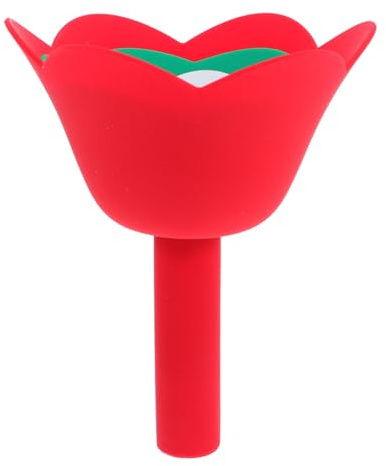 Amosfun Imbuto in Silicone a Forma di Fiore 3 Pezzi per Cucina, Facile da Pulire e Trasferimento Liquidi, per Olio e Aceto in Ambienti Domestici