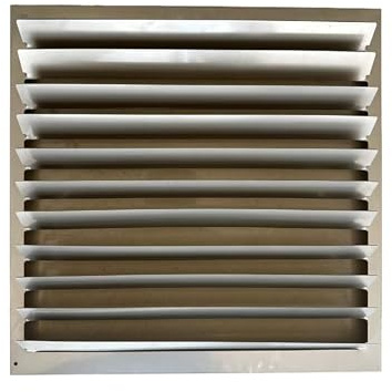YANGLLYJ Acero Inoxidable Deflector de Aire Acondicionado, Tapa Aire Acondicionado, Cubierta Protectora para la Unidad Exterior del Aire Acondicionado Split(45X45cm/18x18in)