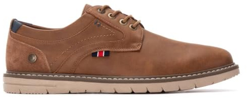 XTI - Zapatos Casual Hombre Camel - Calzado Cómodo y Versátil - Moda Casual - Modelo 14455902 (Talla 43)