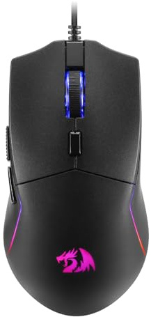 Redragon M730 RVB Souris Gamer Filaire 10000 DPI 6 Boutons | Souris optique filaire gamer 10000 DPI 6 boutons programmables 8 modes retroeclaires logiciel support DIY