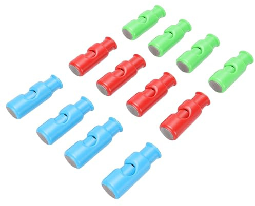 Bewinner Squeeze and Lock Chip Clips 12-pack – Återanvändbara Mattätningsklämmor i Plast för Bröd, Snacks och Matkassar – Säker Press-för-stängning Köksprylar för Fräschör – Kompakt Bärbar