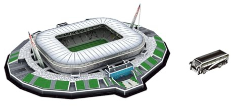 Habarri - Allianz Puzzle 3D - Komplettset 3D Puzzle Stadion - 3D Fußballstadion für Kinder und Erwachsene - Fußballstadion Modell - Modellbau - 96 Elemente