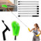 2-in-1 Gutter Cleaning Tools Set - Brush&Cleaning Scraper, 8.27 Ft Extendable Gutter Cleaning Pole, 252CM Telescopic Gutter Cleaner Set, Gutter Brush Scoop for Cleaning Leaves/Debris/Spider
