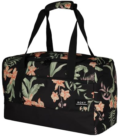 Roxy Feel Happy Große Reisetasche mit separatem Fach für Schuhe, Anthrazit Island Escape, Sweet Kombucha Seesack