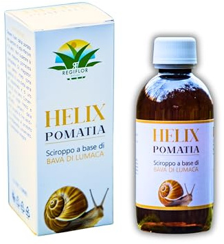 Helix Pomatia - sciroppo a base di bava di lumaca - 150ml - cura tosse e ulcera gastrica duodenale - integratore alimentare naturale - adulti e bambini da 3 anni in su
