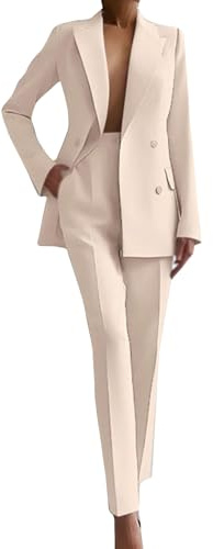 Elegante 2-teilige Hosenanzüge, Blazer und Hose, Business-formelle Arbeitsanzüge für Frauen, Büroarbeits-Outfits