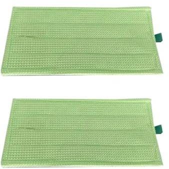 Licipe Wischtuch, kompatibel mit Vorwerk Kobold SP600 MF600 Staubsauger, Ersatzteile, Zubehör, nass und trocken, waschbares Wischpad(Green 2PCS)