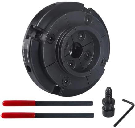 Mandrin de tour à bois 4 100 mm, 4 mâchoires auto-centrantes for le tournage du bois - Compatible avec les filetages 1 x 8TPI, M33, M18(M18 X 2.5)