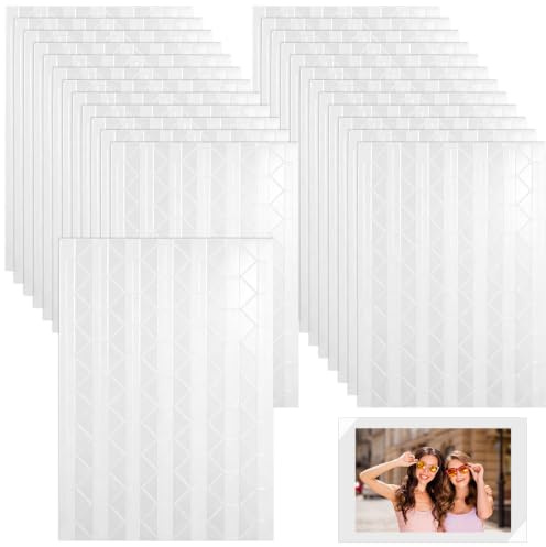 2550 PCS Clear Self Adhesive Photo Corners for Scrapbook, Journaling Crafts | Removable Photo Stickers for Albums, Scrapbook Stickers for Safe Photo Storage, Picture Mounting