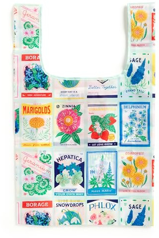 Grow Your Own Way Packable Nylon Tote Bag