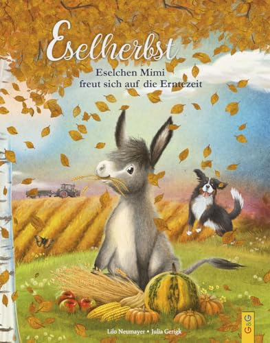 Eselherbst: Eselchen Mimi freut sich auf die Erntezeit