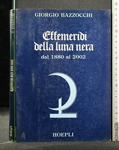 Effemeridi della luna nera dal 1880 al 2002