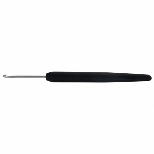 KnitPro KP30813 | Silver Aluminium Soft Feel Single Ended Crochet Hook | 3mm