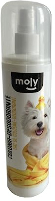 MOLY Colonia Desodorante para Perros 200 ml | Perfume en Spray Aroma Refrescante | Elimina Mal Olor Mascotas | Ideal Cachorros