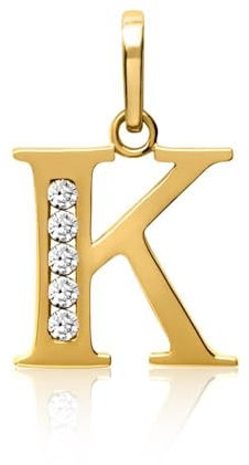 Buchstabenanhänger K aus 333er Gold GP0142