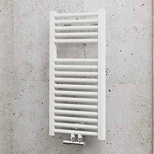 Schulte Badheizkörper München, 77 x 40 cm, 361 Watt, Mittelanschluss, alpinweiß, Design-Heizkörper, EP07640-M 04