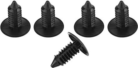 Clips de remache de sujeción, 100 piezas Sujetadors de remache de parachoques de coche embellecedor de puerta de coche universal tornillos de clip para auto con orificio de 7.5 mm,Rbrimiento