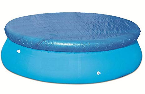 WingFly Round Swimming Pool Cover, Solar Pool Cover Set Rainproof Pool Dust Cover Inflatable Pool Cover for 6ft 8ft 10ft 12ft 14ft Inflatable Paddling Swimming Pools Home Garden Outdoor (6 ft)