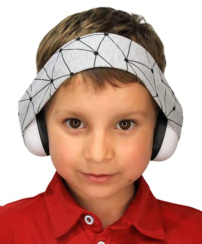 EciPeci Gehörschutz für Kinder, Müheloser Komfort, Kapselgehörschutz für Kleinkinder mit besonders Weichem und Leichtem Design, Ideal für den Empfindlichen Babykopf, Spinnennetz