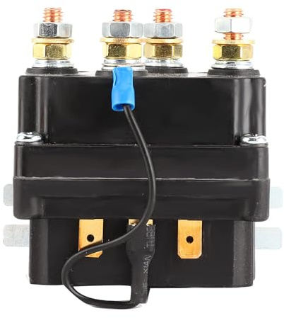 Relé de solenoide de cabrestante, contactor de cabrestante de solenoide de relé de solenoide de cabrestante de 12V 250A para AUT UTV SUV con cabrestantes de 3000‑5000lbs
