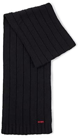 HUGO Herren Zanton Gift Set Schal und M tze, Black1, Einheitsgröße EU