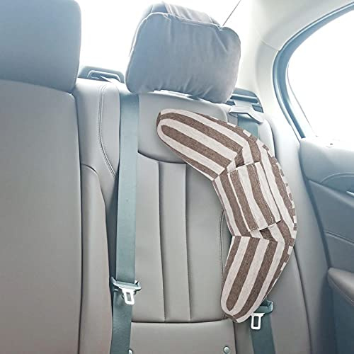 Kinder Schulterkissen Auto Schlafkissen Reise Nackenkissen Nackenhörnchen Sicherheitsgurt Auto Sitz Kopfkissen Gürtel Pillow Kissen Gurtpolster Reisekissen Nackenstütze Gurtkissen für Mädchen Jungen