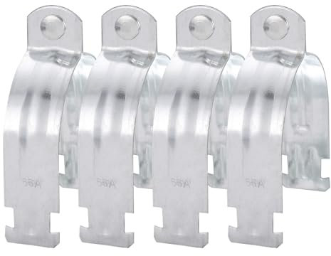 uxcell 3 EMT Strut Clamps Steel for Rigid Conduit and Pipe 4Pcs Universal EMT Strut Clamps with Bolt and Nut for Rigid Conduit and EMT
