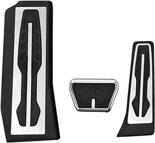 LECREA Auto Pedal Set für BMW 5er G30 G31 2017, Verschleißfest Gaspedal Bremse Fußstütze Pads Anti Rutsch Pedal Abdeckungen, Auto Innere Beschützen ZubehöR