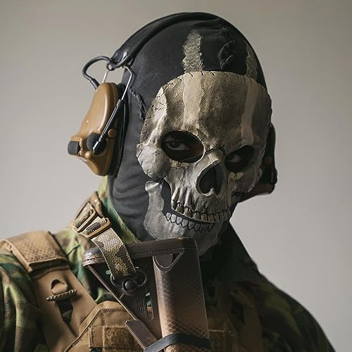 Yearsahrk Ghost Maske Totenkopf Maske Sturmmaske Sturmhaube Ski Gesichtsmaske Karneval Halloween Kostüm Cosplay Requisite