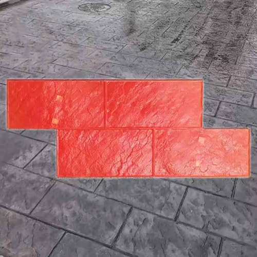 Moldes Hormigon Impreso Molde de Presión de Cemento Al Aire Libre para Caminos de Tierra, 150 × 60 Cm Sellos de Alfombrillas de Concreto Natural para El Patio, Matín de Sello de Textura de Impronta de