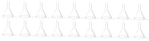 Cabilock 90 Piezas Embudo De Liquido Embudo Para Botellas De Agua Embudos Para Muestras Pequeñas Embudo De Decantación Con Asa Embudo Para Botella De Agua Embudos De Emulsion Liquida