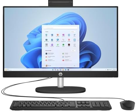 HP Ordinateur de bureau tout-en-un 24-cr100 ~ Écran tactile FHD IPS 23,8 ~ Intel Ultra 5 125U 12-Core ~ Intel Iris Xe Graphics ~ 16 Go DDR5~512 Go SSD ~ Wi-Fi ~ RJ45 LAN ~ Windows 11 Pro ~ WWC 32 Go